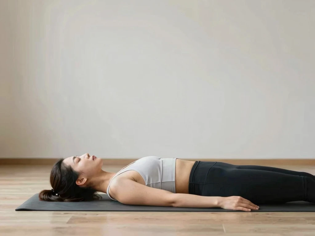 Abstract cool horizon suggesting calm breathing space